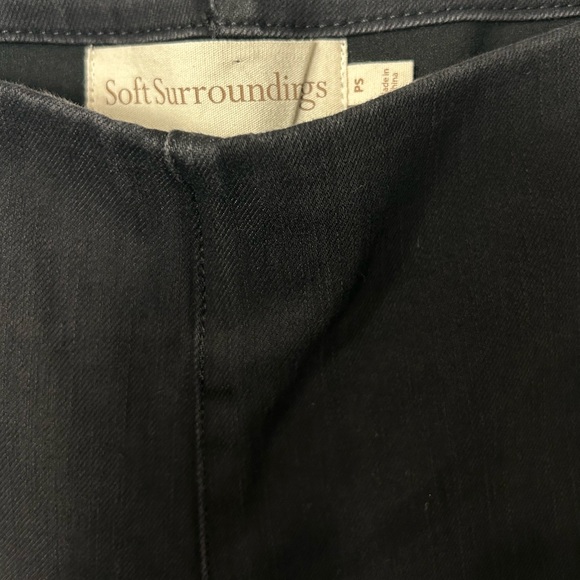 Soft Surroundings Black Pull Up Bootcut Pants - Picture 4 of 4